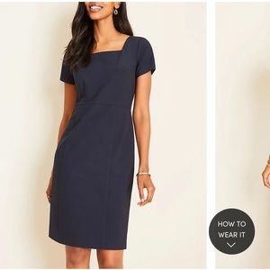 Ann Taylor Sheath Dress in Seasonless Stretch